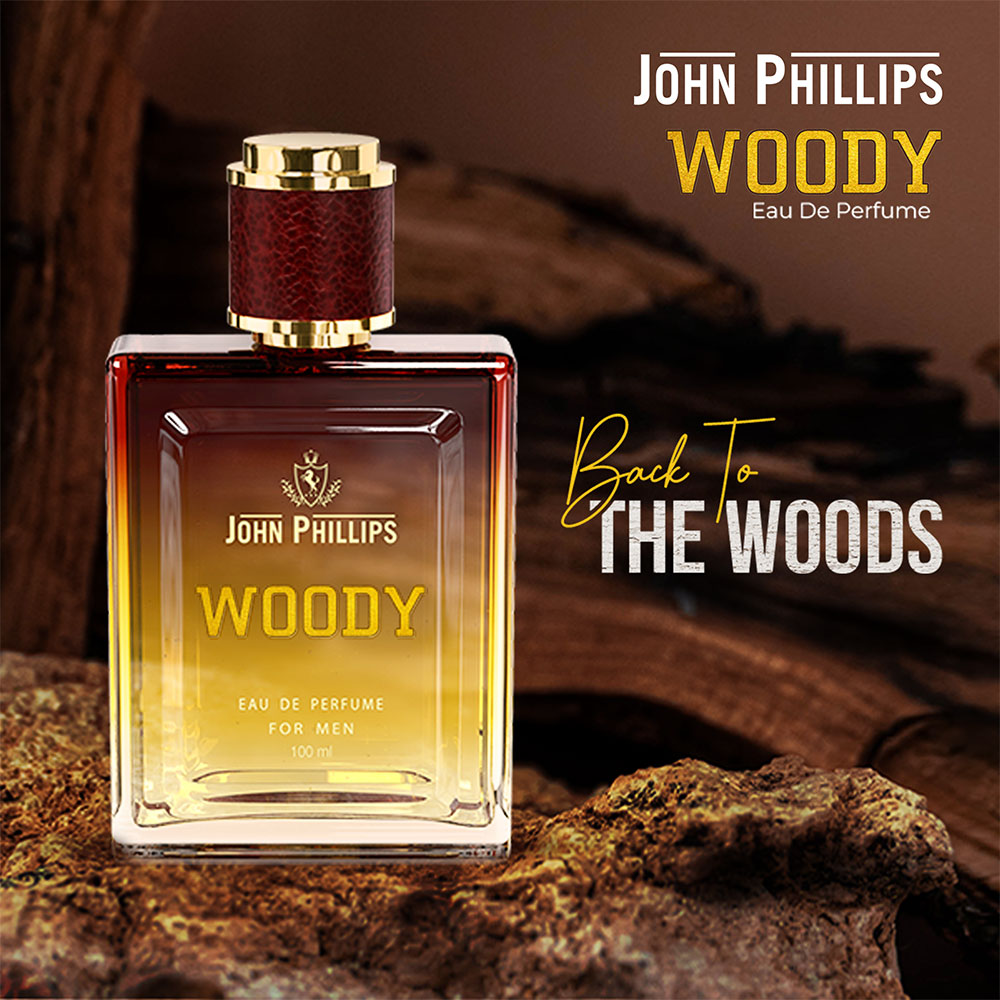 John Phillips Wifi 50ml 1.6 Fl.oz. & Woody 100ml 3.4 Fl.oz. Long Lasting Eau De Parfum | For Men Pack Of 2