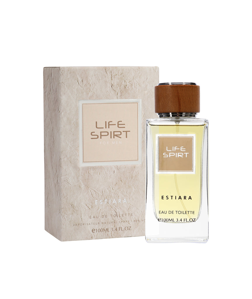 ESTIARA LIFE SPIRIT EAU DE TOILETTE FOR MEN 100ML 3.4 FL.OZ.