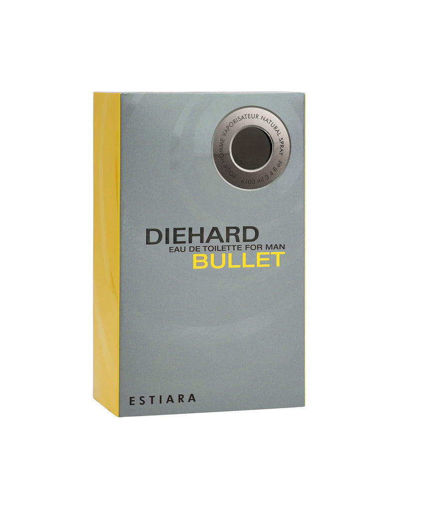 ESTIARA DIE HARD BULLET EAU DE TOILETTE FOR MEN 100ML 3.4 FL.OZ.