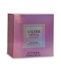 ESTIARA VALERIE CRYSTAL EAU DE PARFUM FOR WOMEN 100ML 3.4 FL.OZ.