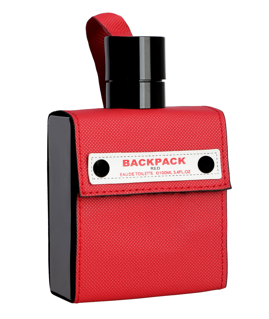 ESTIARA BACKPACK RED EAU DE TOILETTE FOR MEN 100ML 3.4 FL.OZ.