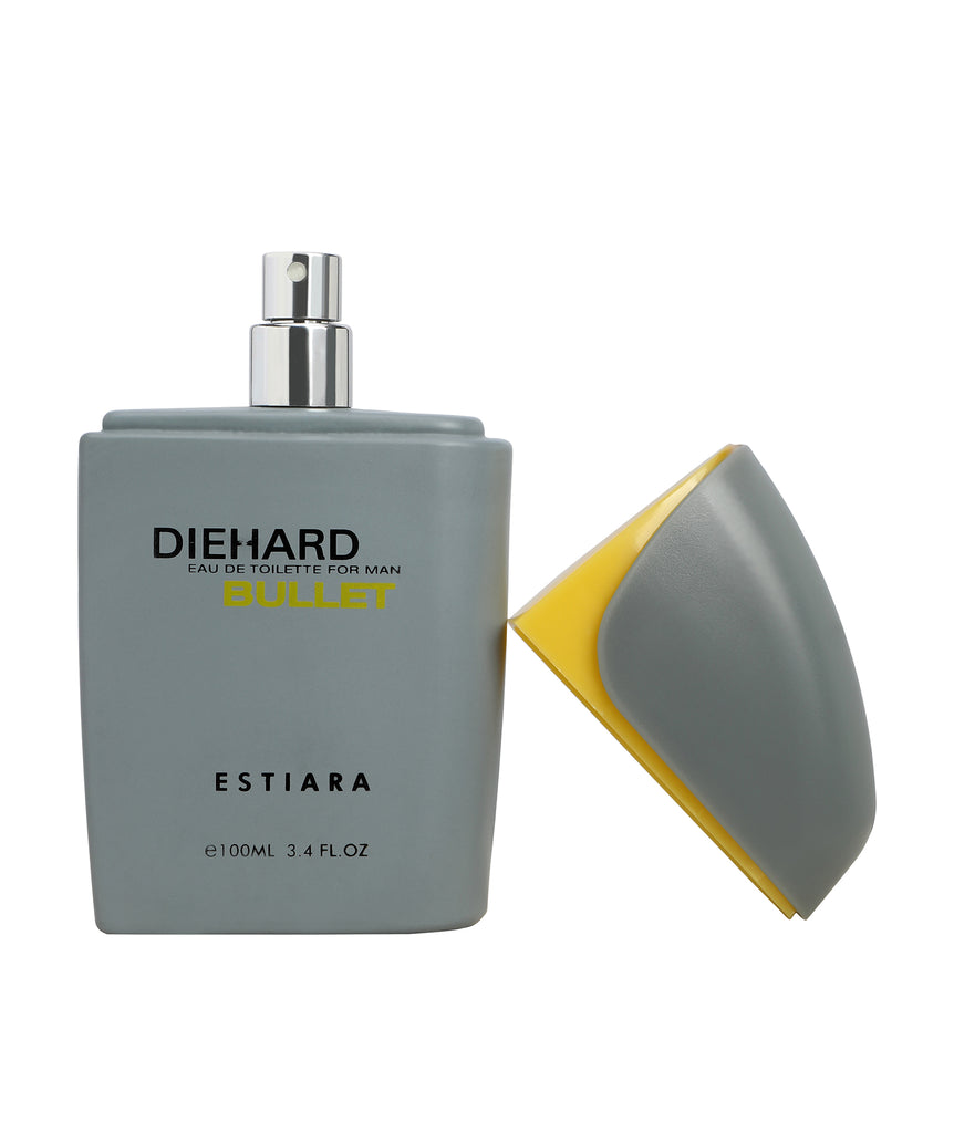 ESTIARA DIE HARD BULLET EAU DE TOILETTE FOR MEN 100ML 3.4 FL.OZ.