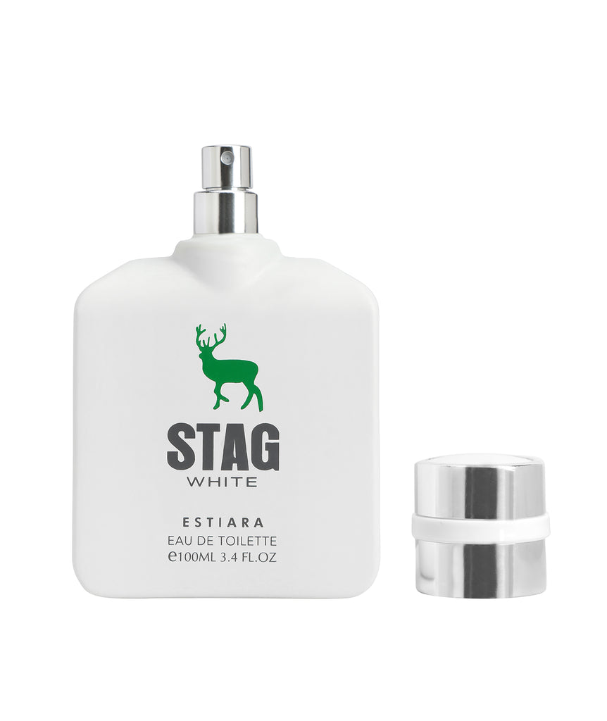 ESTIARA STAG WHITE EAU DE TOILETTE FOR MEN 100ML 3.4 FL.OZ.