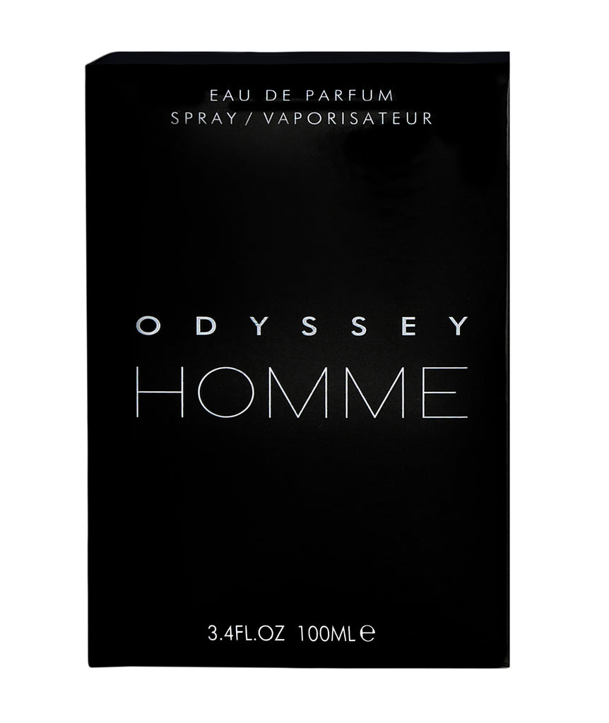 ARMAF ODYSSEY HOMME BLACK EAU DE PARFUM FOR MEN 100ML 3.4 FL.OZ.