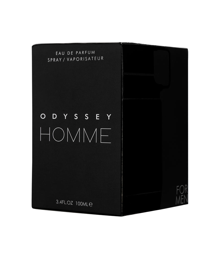 ARMAF ODYSSEY HOMME BLACK EAU DE PARFUM FOR MEN 100ML 3.4 FL.OZ.