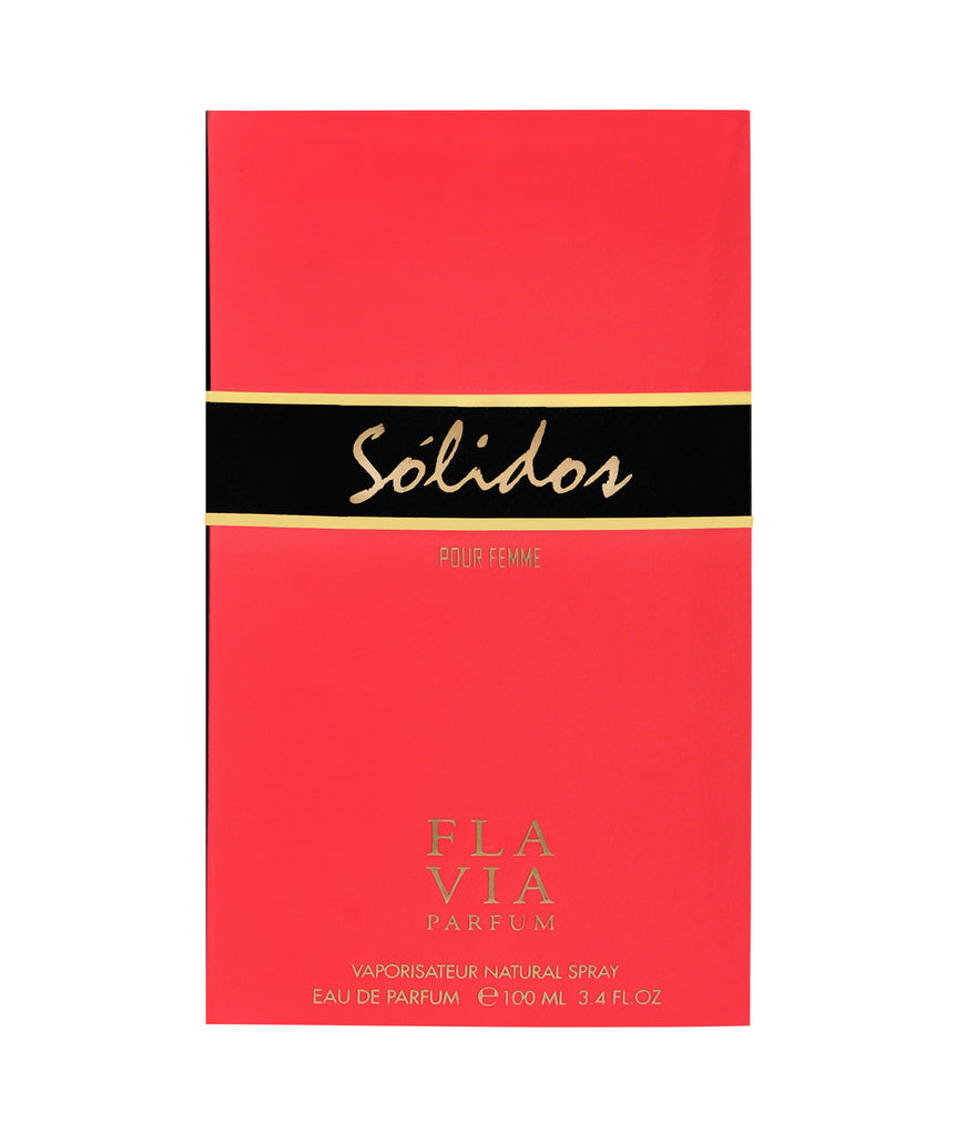 FLAVIA SOLIDOS POUR FEMME EAU DE PARFUM 100ML 3.4 FL.OZ.