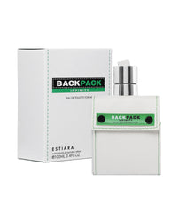 ESTIARA BACKPACK INFINITY WHITE EAU DE TOILETTE FOR MEN 100ML 3.4 FL.OZ.