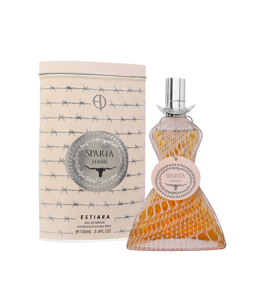 ESTIARA FEMME SPARTA EAU DE PARFUM 100ML 3.4 FL.OZ.