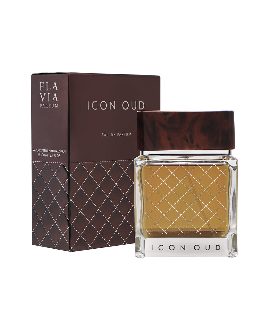 FLAVIA ICON OUD POUR HOMME EAU DE PARFUM 100ML 3.4 FL.OZ.