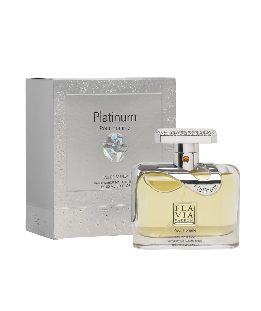 FLAVIA PLATINUM POUR HOMME EAU DE PARFUM 100ML 3.4 FL.OZ.