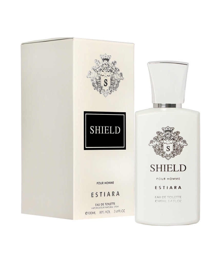 ESTIARA SHIELD POUR HOMME EAU DE TOILETTE 100ML 3.4 FL.OZ.