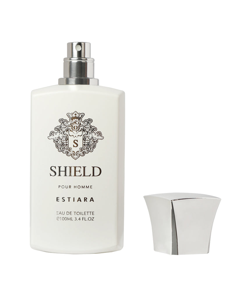 ESTIARA SHIELD POUR HOMME EAU DE TOILETTE 100ML 3.4 FL.OZ.