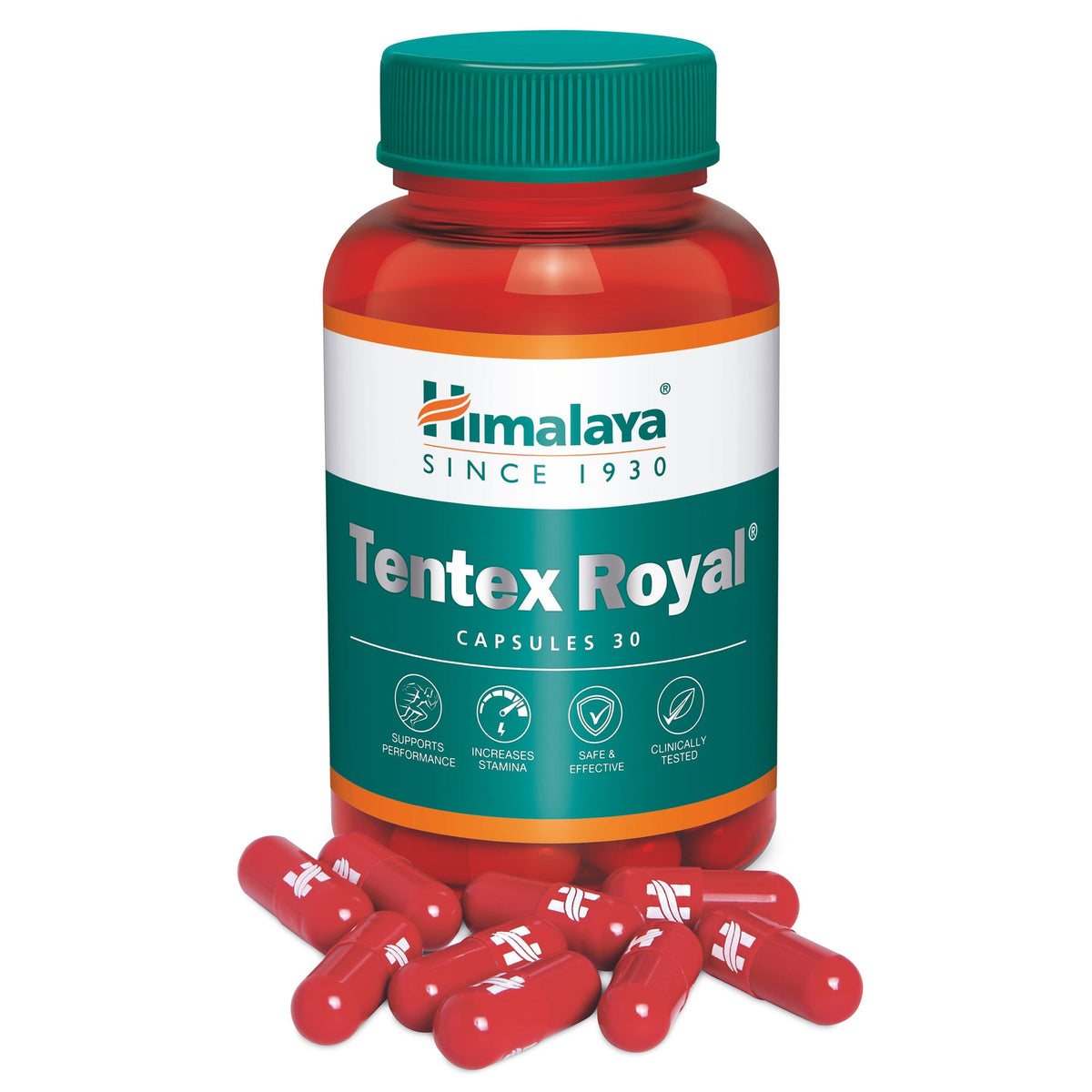 Himalaya Tentex Royal Capsules, Help Support Performance, Safe & Effective | 30 Capsules