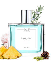 EM5 Take Off Unisex Eau De Parfum 50 Ml 1.7 Fl.oz. | Strong & Long Lasting | Floral Fresh Fruity | Luxury Gift For Men & Women