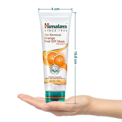 Himalaya Tan Removal Orange Peel-Off Mask, Removes Impurities. Lightens Skin Tone | 50gm