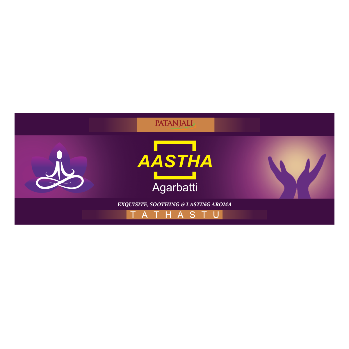 Patanjali Aastha Agarbatti Tathastu, 18 Stick, With Soothing & Long Lasting Aroma | 22gm