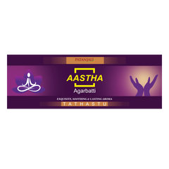 Patanjali Aastha Agarbatti Tathastu, 18 Stick, With Soothing & Long Lasting Aroma | 22gm