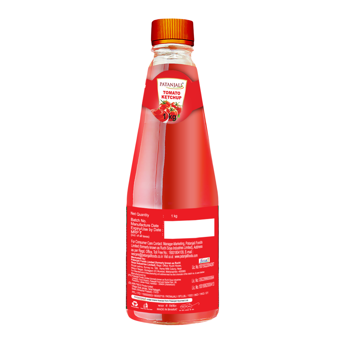 Patanjali Tomato Ketchup with Onion & Garlic 1kg
