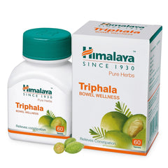 Himalaya Wellness Pure Herbs Triphala Bowel Wellness Tablet, For Constipation & Stomach Care | 60 Tablets