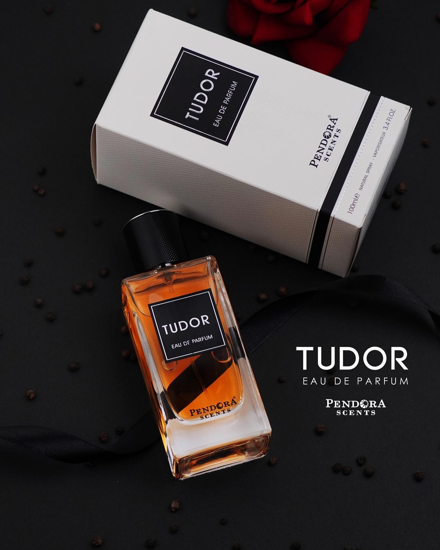 Pendora Scents Tudor Eau De Parfum 100ml 3.4 Fl.oz. Unisex Fragrance | Long Lasting | Party Wear