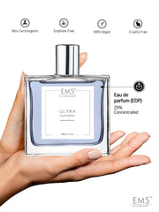 EM5 Ultra EDP Perfume For Men 50 Ml 1.6 Fl.oz. | Strong And Long Lasting | Vanilla Warm Spicy Fruity | Luxury Gift For Men