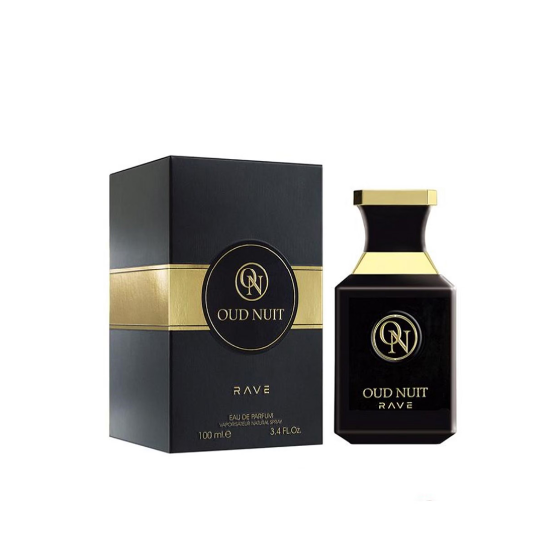 Rave Oud Nuit Eau De Parfum 100ml 3.4 Fl.oz. Unisex Luxury Fragrance | Long Lasting