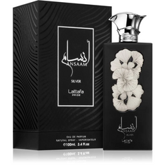 Lattafa Pride Ansaam Silver Eau De Parfum 100ml 3.4 Fl.oz. For Men & Women | Long Lasting