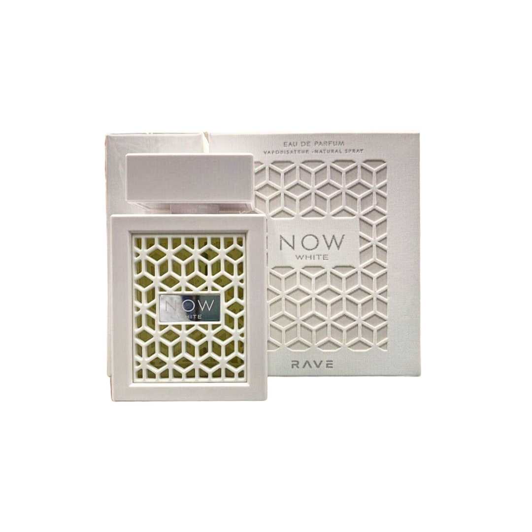 Rave Now White Eau De Parfum 100ml 3.4 Fl.oz. Unisex Fragrance | Long Lasting
