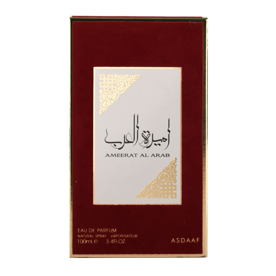 Asdaaf Ameerat Al Arab Eau De Parfum 100ml 3.4 Fl.oz. For Men & Women | Long Lasting | Party Wear