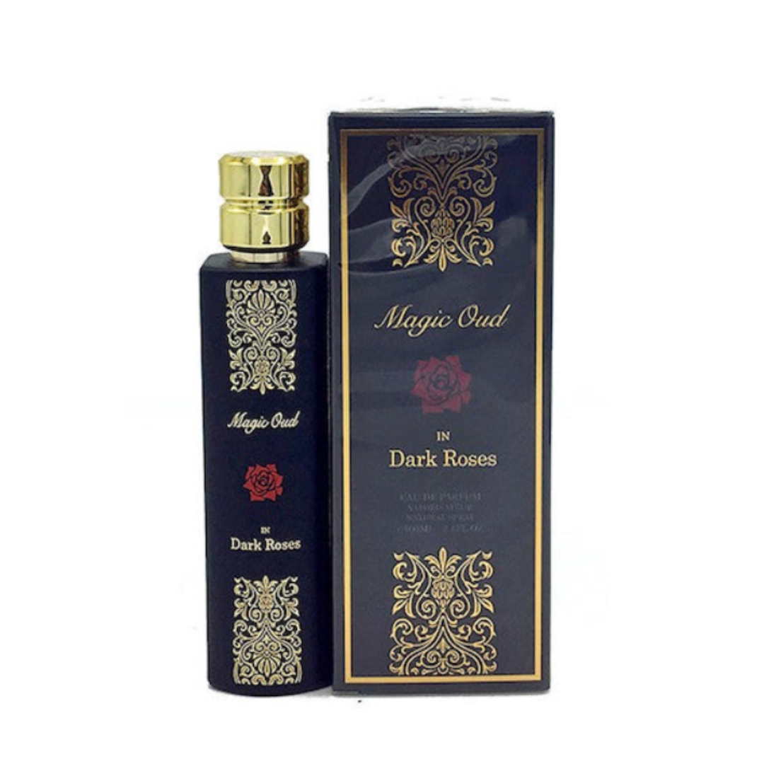 Magic Oud Dark Roses Eau De Parfum 100ml 3.4 Fl.oz. Unisex Fragrance | Long Lasting | Party Wear