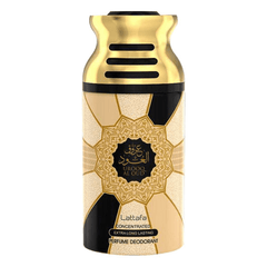 Lattafa Urooq Al Oud Concentrated Perfumed Deodorant Spray 250ml 8.4 Fl.oz. Extra Long Lasting | For Men & Women | Alcohol Free