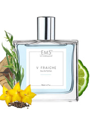 EM5 V Fraiche EDP Perfume For Men 50 ml 1.7 fl.oz. | Strong & Long Lasting | Citrus Aromatic Woody | Luxury Gift For Men