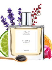 EM5 Viking Eau De Parfum For Men 50 Ml 1.7 Fl.oz. | Strong And Long Lasting Spray | Aromatic Citrus Woody | Luxury Gift For Men & Women