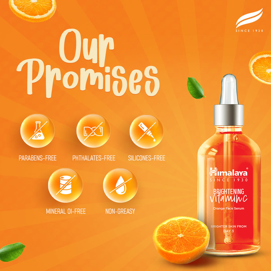Himalaya Brightening Vitamin C Orange Face Serum | 30ml