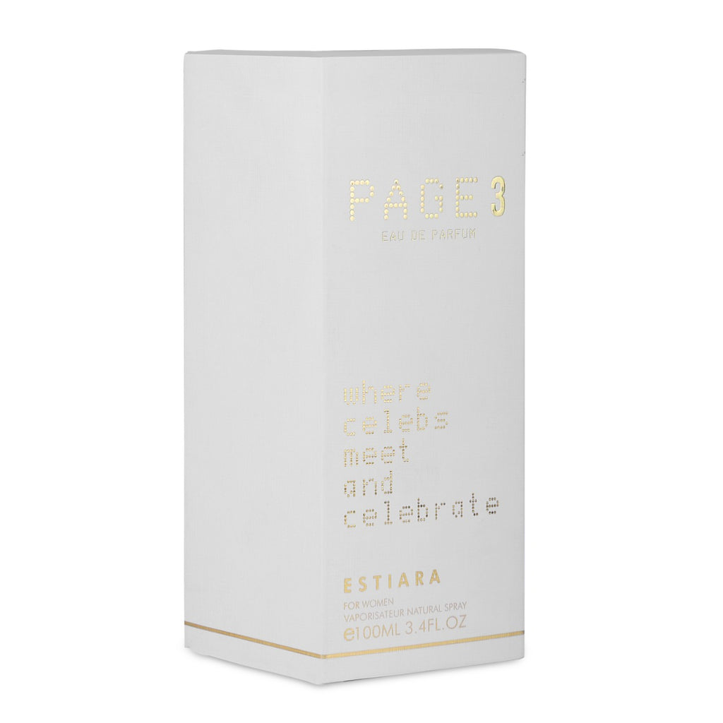 ESTIARA PAGE3 EAU DE PARFUM FOR WOMEN 100ML 3.4 FL.OZ.