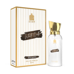 ADILQADRI WHITE OUDH PERFUME | STRONG MASCULINE WOODY OUDH FRAGRANCE | 50ML 1.6 FL.OZ. | LONG LASTING SCENT FOR MEN | EAU DE PARFUM