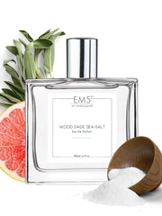 EM5 Wood Sage Sea Salt Unisex Eau De Parfum 1.7 Fl.oz. | Spray For Men & Women | Strong And Long Lasting Fragrance | Aromatic Musky Marine | Luxury Gift For Men / Women