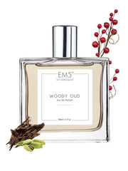 EM5 Woody Oud Unisex Edp Perfume For Men & Women 50 Ml 1.7 Fl.oz. | Strong And Long Lasting | Woody Oud Spicy | Luxury Gift For Men & Women