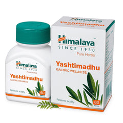 Himalaya Wellness Pure Herbs Yashtimadhu Tablet, Relieves Acidity & Manages Digestive Health | 60 Tablets