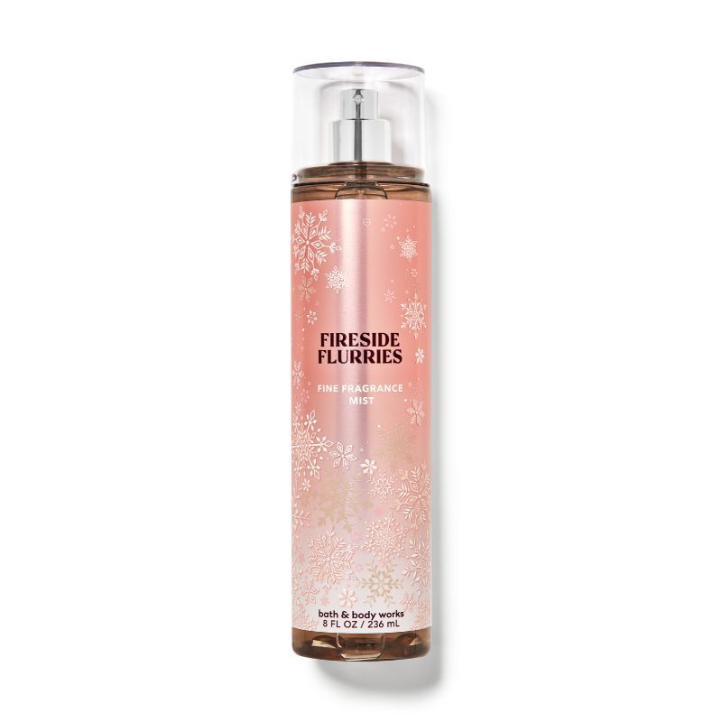 BATH & BODY WORKS FIRESIDE FLURRIES FINE FRAGRANCE MIST 236ML 8 FL.OZ.