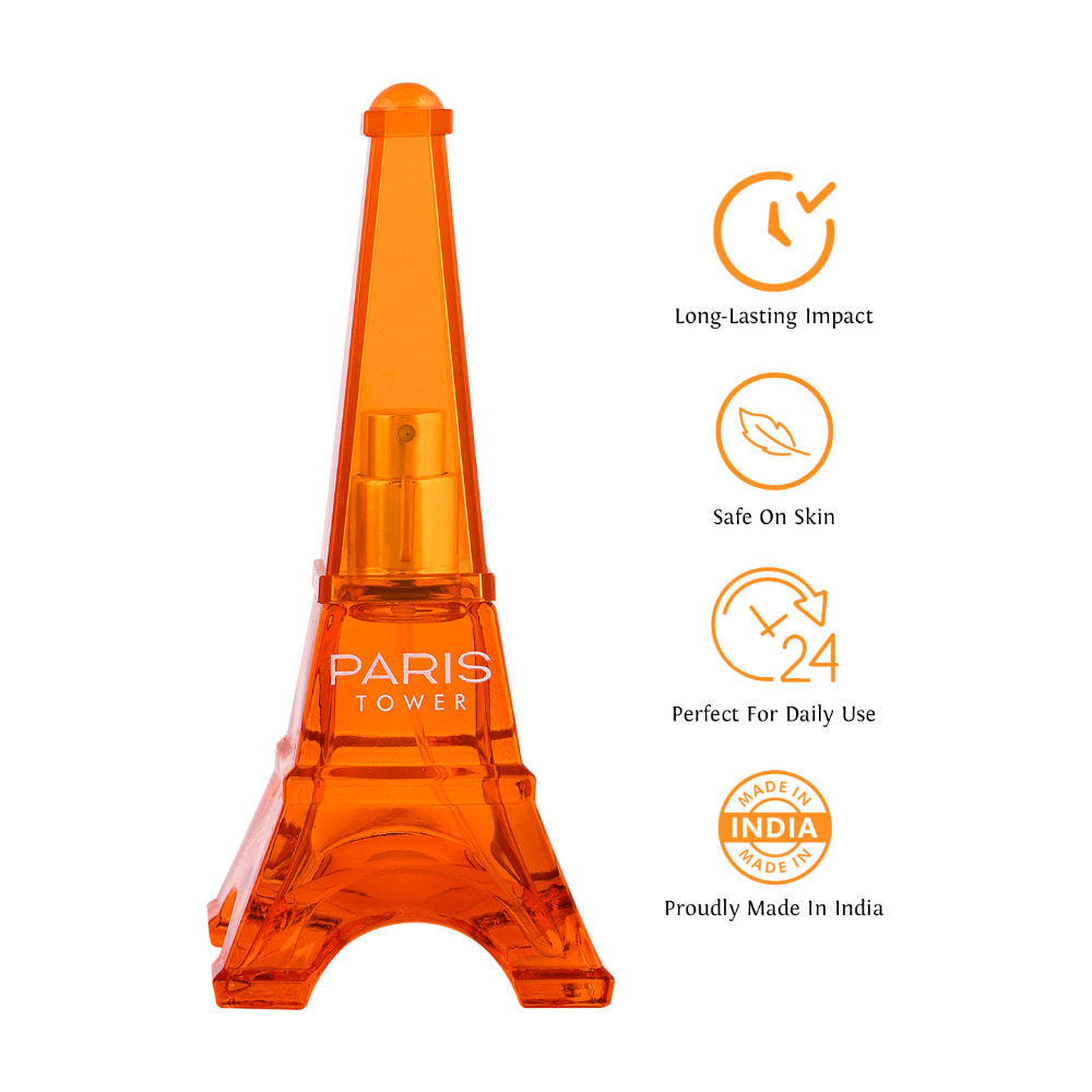 Sweet Heart Orange Paris Tower Eau De Parfum 40ml 1.3 Fl.oz.