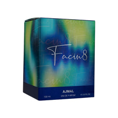 Ajmal Facin8 Eau De Parfum 100ml 3.4 Fl.oz. | Long Lasting Fragrance & Perfect Gift For Husband