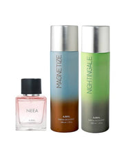 Ajmal Prose Eau De Parfum 50ml 1.6 Fl.oz. & Magnetize + Captivate Deodorant 200ml 6.7 Fl.oz. Each X2 | Combo Of 3 | For Unisex