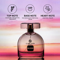 CARLTON LONDON LIMITED EDITION EAU DA PARFUM - WOMEN'S BLUSH 100ML 3.4 FL.OZ & MEN'S INCENSE PERFUME 100ML 3.4 FL.OZ.