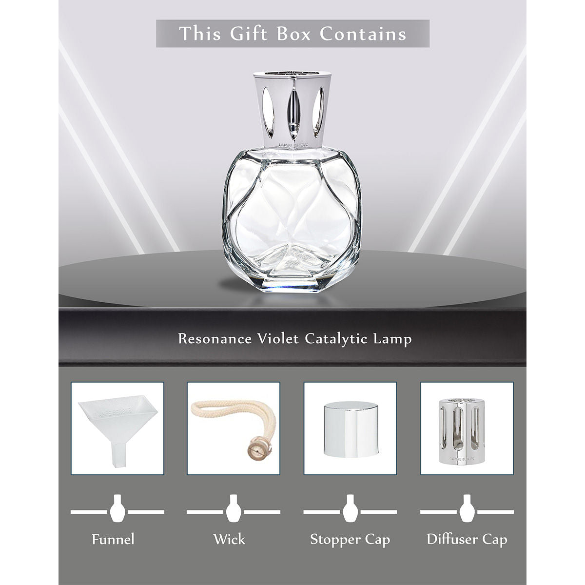 Maison Berger Glass Lamp Resonance Transparente For Women 140gm 4.9 Oz.