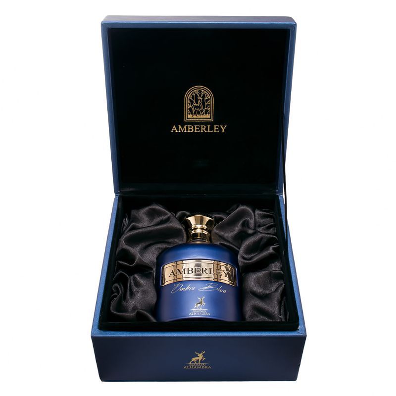 AMBERLEY OMBRE BLUE BY MAISON ALHAMBRA EAU DE PARFUM FOR MEN & WOMEN 100ML 3.4FL.OZ.