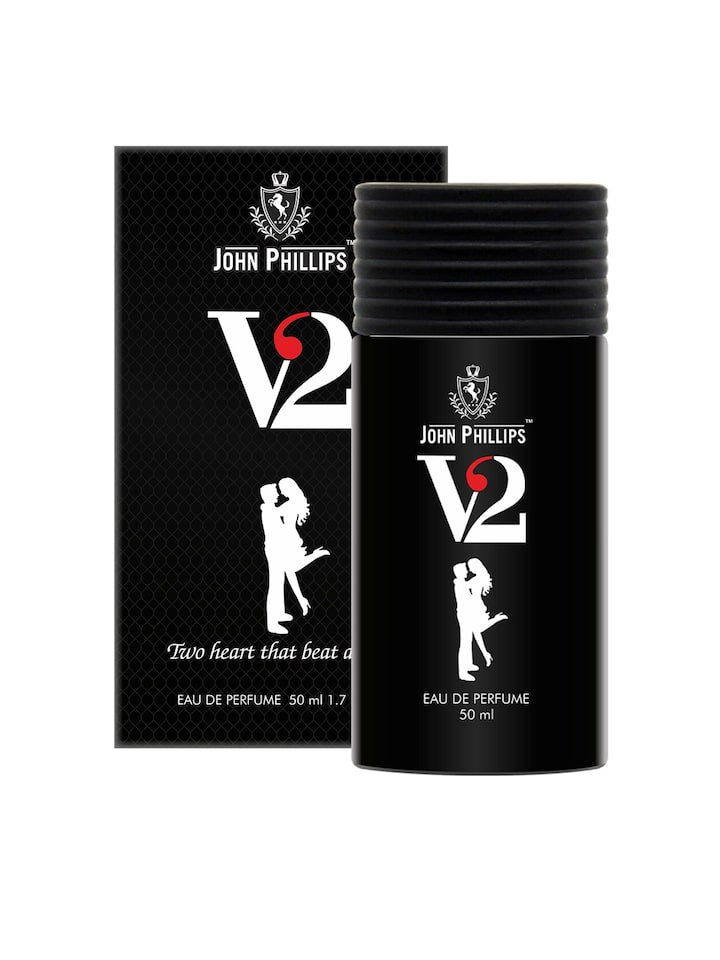 John Phillips V2 & Wi-fi Eau De Parfum 50ml 1.6 Fl.oz. Each Pack Of 2 For Men & Women