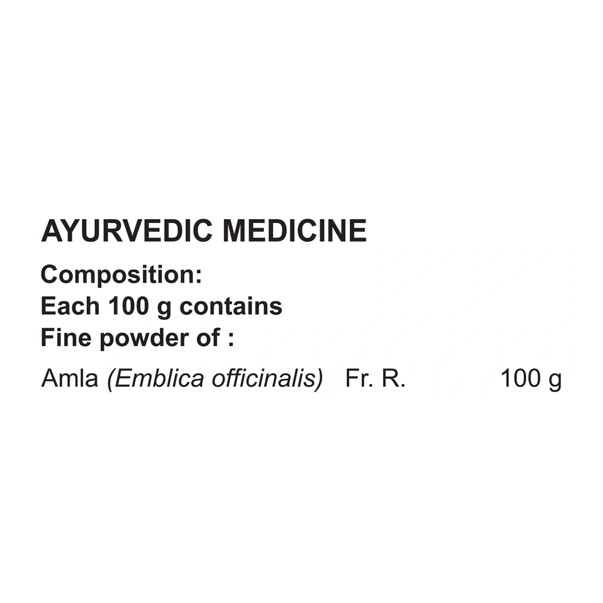 Patanjali Divya Amla Churna 100gm, Pack Of 1