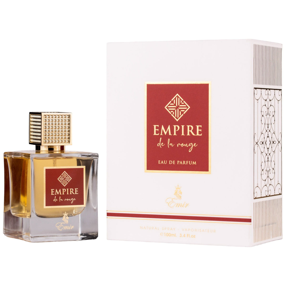 Emir Empire De La Rouge Eau De Parfum 100ml 3.4 Fl.oz. Unisex Luxury Fragrance | Perfect Gift