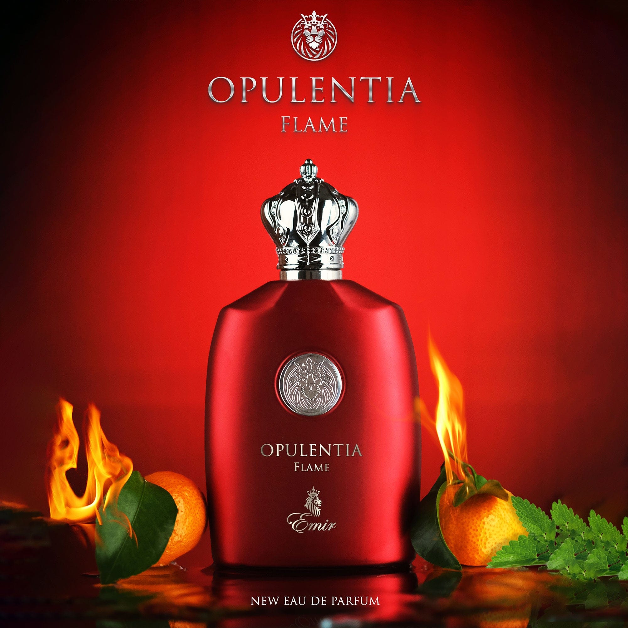 Emir Opulentia Flame Eau De Parfum 100ml 3.4 Fl.oz. Unisex Luxury Fragrance | Long Lasting